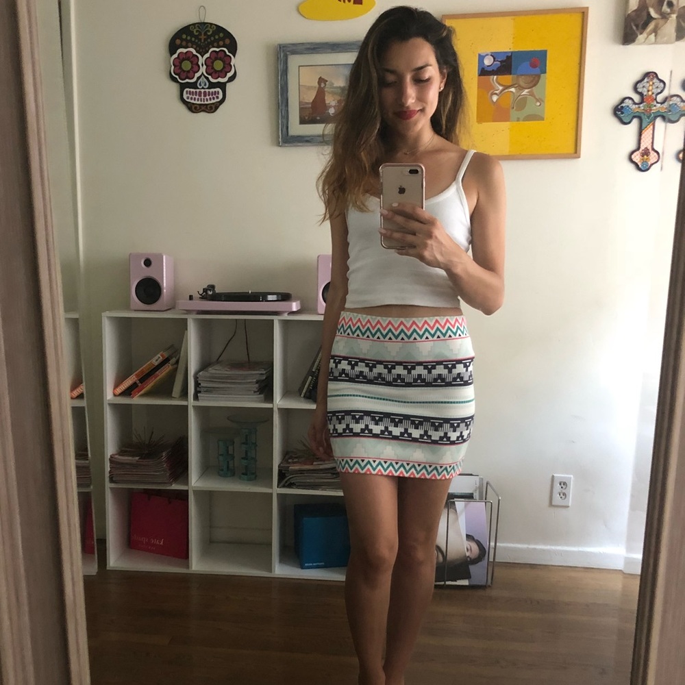 Aztec print mini
